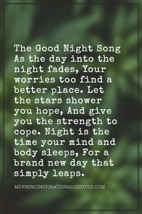 Good Night Poems