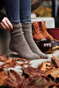 KNITTING PATTERN Beginner Socks Knit Pattern Cozy Boot - Etsy