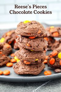 Get the best recipe for Reese’s Pieces chocolate cookies you’ve ever had! You’ll love the combination of chocolate-y, soft, and chewy.