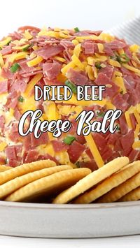 This classic appetizer for Dried Beef Cheese Ball has stood the test of time for good reason – everyone loves it! Loaded with so much flavor, this cheese ball should be served at your next party or gathering!