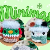 sarah ✨ on Instagram: "💚 Minimas Day 1 💚 

@goomba.crochets, @pawgysplace, @entre.tejidos.crochet, and @happylittleloopcrochet are so excited to give you three ornament plushies for Day 1, which is a part of the Minimas event. The fun doesn't end here though, because the official Squishmas event begins December 13th and continues until December 24th, so make sure that you follow all of the creators to make sure you don't miss anything!

We thank you for the support!

Thank you to the amazing testers who helped with these patterns! Make sure to give them a follow, because without them, all of these patterns wouldn’t be possible 🥰

@guilboscreativecreations
@crochet4breakfast
@amy_gurumi413
@cozycrochetcreations_
@starrysisterscreations

Patterns by - @pawgysplace
Event organized by - @go