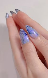 Arcane nail art by @stellachuu on tiktok!