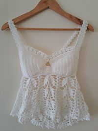 Crochet Bustier top Crochet pattern by Fabiana Correa, #AD, #Correa, #Fabiana, #pattern