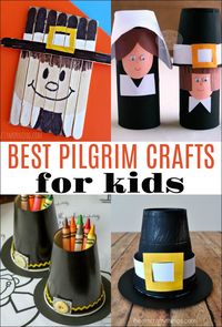 Here are the best Pilgrim crafts for kids. You can do these on their own, or incorporate them with a book or a lesson about the Pilgrims as you prepare to celebrate Thanksgiving.