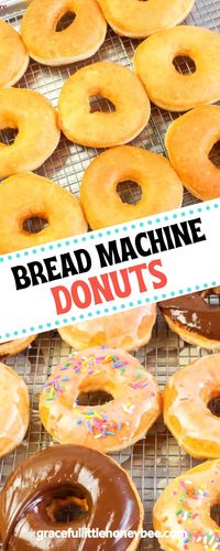 If you like store bought donuts, you are going to love these bread machine donuts. These bread machine donuts are soft, light, fluffy, and full of the delicious flavors that you love. I have also included a glaze recipe to go with them. For more details on these delicious bread machine donuts, read the full post!