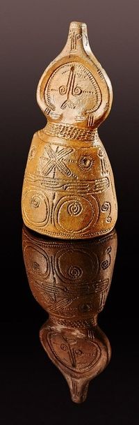 Medium:Ceramic
Dimensions:Height: 15.6 cm, Maximum width: 6.8 cm
Context:Cârna-Grindul Tomii, Romania
Date:1600–1300 BCE
Inventory Number:13461
Lender:National History Museum of Romania, Bucharest, Romania
Credit:Photo © Field Museum, photographer Ádám Vágó