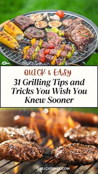 Want to be the master of the grill this summer? These 31 grilling tips and tricks will tell you everything you need to know to make the most delicious meals on the grill!#bbqtips#grillingtips