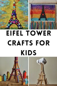 Bring a touch of Parisian charm to your craft time with these Eiffel Tower crafts for kids! Perfect for sparking creativity and learning about this iconic landmark, these projects are fun and educational.