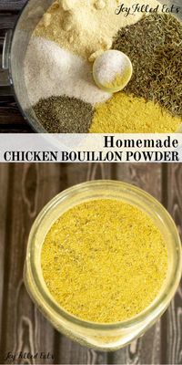 Chicken Broth Substitute? Make Easy Bouillon Powder - Joy Filled Eats