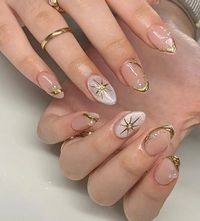 Discover our Shiny Pearl Gold Custom Handmade Press On Nails, perfect for an elegant look. These trendy, reusable press-on nails come in both short and long lengths. Elevate your style effortlessly with our glue-on, stick-on false nails. 📦 What comes with your press on nail kit? 10 nails of your size 24 adhesive tabs 1 nail file 1 cuticle stick Instructions on how to apply and remove them. Finding Your Size:Check out our sizing chart or Visit our sizing tutorial here: Sizing DirectionsNot sure