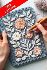 Create an elegant crochet notebook cover with our detailed pattern. Perfect for personalizing and protecting your notebooks. Start your DIY project today!