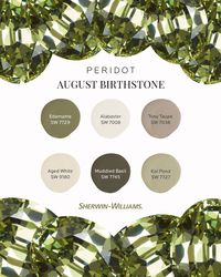 Birthstone-Inspired Paint Palettes | Tinted by Sherwin-Williams