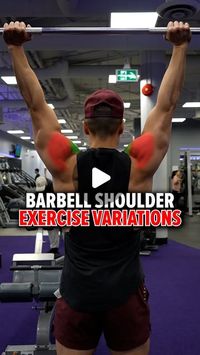 Andrew Kwong on Instagram: "✅ Barbell Shoulder Exercise Variations (KNOW THE DIFFERENCE!) 

If you perform overhead barbell presses, you’ll target the front and lateral heads of the shoulders. If you raise the barbell in front of you, you’ll target the anterior head of the shoulders. If you perform upright rows (using slightly wider than shoulder width grip), you’ll target the lateral head of the shoulders. If you perform wide grip bent over rows (pulling towards your shoulders/neck), you’ll target the rear delts and traps.  If you do barbell shrugs, you’ll target your upper to mid traps.

Size & Shred Training program
👉🏻 deltabolic.com (link in bio)

#shoulderexercises #shoulderpress #biggershoulders"