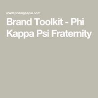 Brand Toolkit - Phi Kappa Psi Fraternity