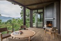 Step inside this comfortable hideaway in the mountains of North Carolina