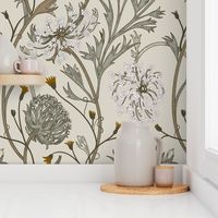 Queen Anne's Lace Wallpaper | Spoonflower