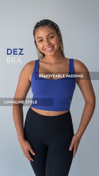 Dez Bra - great for Medium Impact workouts; built in bra support; removable padding #savvi #sportswear #activewear #athleisure #athleisurewear #workout #workoutclothingoutfits #womenfashion #wfh #sahm #momlife #affiliate #affiliateprogram