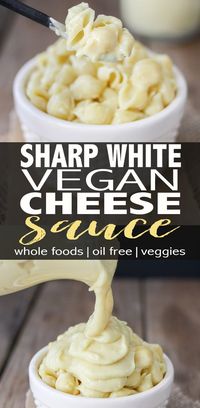 Magic happens when whole foods come together to create this ultra sharp, ultra rich, ultra creamy vegan white cheese sauce, but without the actual dairy. Pure addiction in every bite!