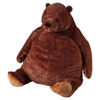 DJUNGELSKOG jouet câlin, ours brun, Longueur: 100 cm (39 ¼ "). Toutes les peluches savent faire des câlins, consoler, jouer et écouter. De plus, elles sont fiables et sûres. Un ami tout doux et rassurant, aux bras grand ouverts, fait pour les câlins.