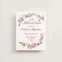 Forget Me Nots Rehearsal Dinner Cards by Jenna Holcomb | Minted