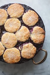 Blueberry Cobbler | ZoëBakes | eat dessert first