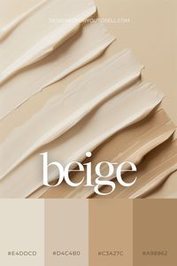 This versatile selection of warm beige tones adds a touch of sophistication to any design. Perfect for branding or graphic projects that aim for a calming, neutral vibe. Save this palette for your next creative endeavor! #ColorPalette #DesignInspiration #BeigeBliss