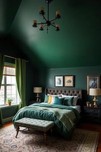 35+ Dark Green Bedroom Ideas - Transform Your Space