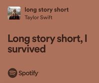 Taylor Swift Spotify Lyrics