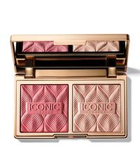 Containing a delicate blush on one side and a luminous highlighter on the other, the Silk Glow duo from ICONIC London is an item that every make-up maven needs in their arsenal. The sumptuously soft formulas are packed with pearlescent pigments and combine the smooth finish of a liquid highlighter with the weightlessness of a powder to deliver a seamless look.