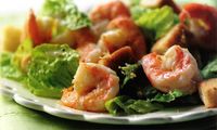 Debbie Macomber's Cedar Cove - Recipes - Caesar Salad with Lemon Shrimp | Hallmark Channel #cedarcovetv