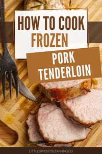 Learning how to cook a frozen pork tenderloin might seem scary, but you can create a delicious and succulent meal without sacrificing flavor or tenderness. And it makes a great easy dinner!