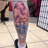 Fallout/Pip boy! Artist: Greg at Skinny Buddha Tattoo