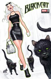 CAMPBELL, HUGHES, NAKAYAMA, More Steal Their Way Into BLACK CAT #1 Covers