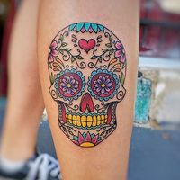 Sugar Skull Tattoo Inspiration | POPSUGAR Latina