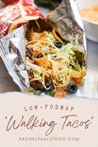 Low-FODMAP & Gluten-free Walking Tacos | Rachel Pauls Food