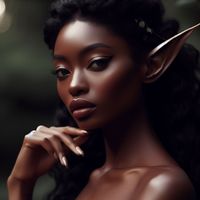 via Microsoft Bing ---- #elf #aesthetic #fantasy #blackwoman #fantasyaiartwork #royalcore #elves #blackgirl #AI