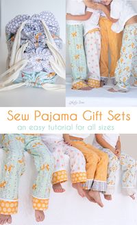 Sew Pajama Pants Gift Sets - Melly Sews