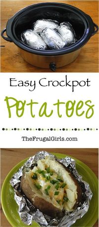 Crock Pot Baked Potatoes