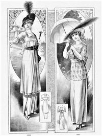 Fashion Plate - Le Cachet de Paris - 1914