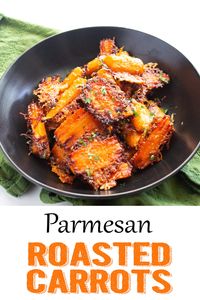 Have you been looking for that Parmesan Roasted Carrot recipe from tiktok? Look no further!! #parmesancarrots #carrots #sidedishideas