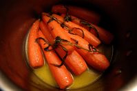 Paul Heathcote's simple glazed carrot recipe uses with tarragon and garlic to make perfect side dish for Sunday roasts