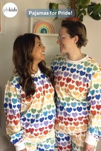 Bring all the colors of the rainbow to your family's bedtime looks with our pajamas. Adorned with vibrant hearts, they’re made from so-soft, breathable, organic cotton to keep everyone warm and cozy through the night. Plus, they’re GOTS certified, the gold standard for organic cotton.