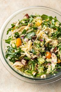 This healthy lemon orzo salad is the perfect cold pasta salad recipe for summer.