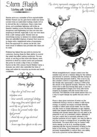 Storm Magic Printable Pages