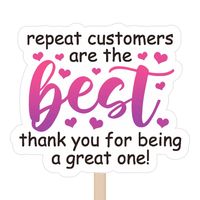 PRICES MAY VARY. Title: Repeat Customers are The Best Stickers,Repeat Customers Stickers for Small Business Stickers,Cute Thank You Stickers,Thanks Small Business Stickers for Packages 400 PCS. Product Type: Categories > Office & School Supplies > Labels, Indexes & Stamps > Labels & Stickers > Seals