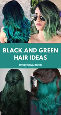 Dreaming about doing something new with your hair? If you’re thinking about trying the black and green hair trend, it’s one of the most popular options for dark haired ladies and it almost always looks fabulous! In this article, we compiled some of the most beautiful styles and colors for your inspiration, along with tips on how to choose a shade for you and take care of your hair.