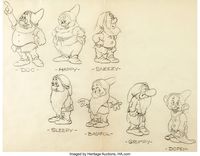 Snow White and The Seven Dwarfs - Doc & Happy & Sneezy & Sleepy & Bashful & Grumpy & Dopey