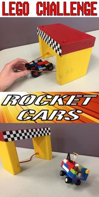 Lego Challenge–Rocket Cars – The Lego Librarian