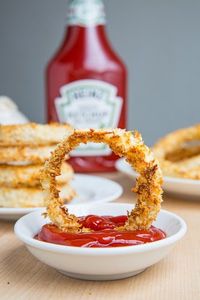 Crispy Baked Onion Rings by Closet Cooking