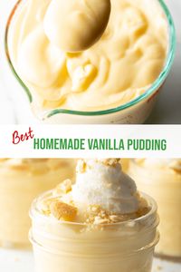 Homemade Vanilla Pudding - This nearly no-fail recipe is perfect to make everyone's favorite rich, creamy and flavorful vanilla dessert or snack treat from scratch right at home! | A Spicy Perspective